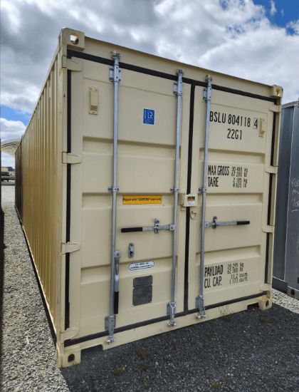 20ft Beige Shipping Container