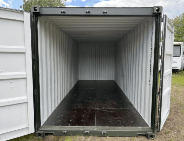 20 x 8 x 8.5 Green Shipping / Storage Container - Image 6