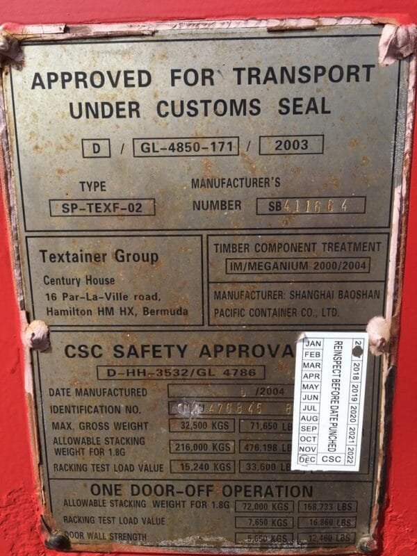 40FT USED OPEN-TOP SHIPPING CONTAINER - Image 2
