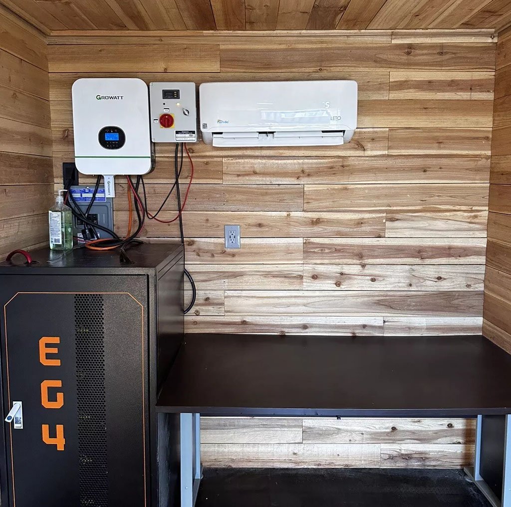 20 ft Shipping Container Office Solar Off Grid Or Grid - Image 5